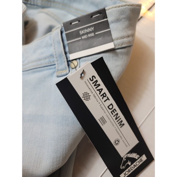 Jordache Mid Rise Skinny Size 18 NWT New With Tags - Picture 7 of 9